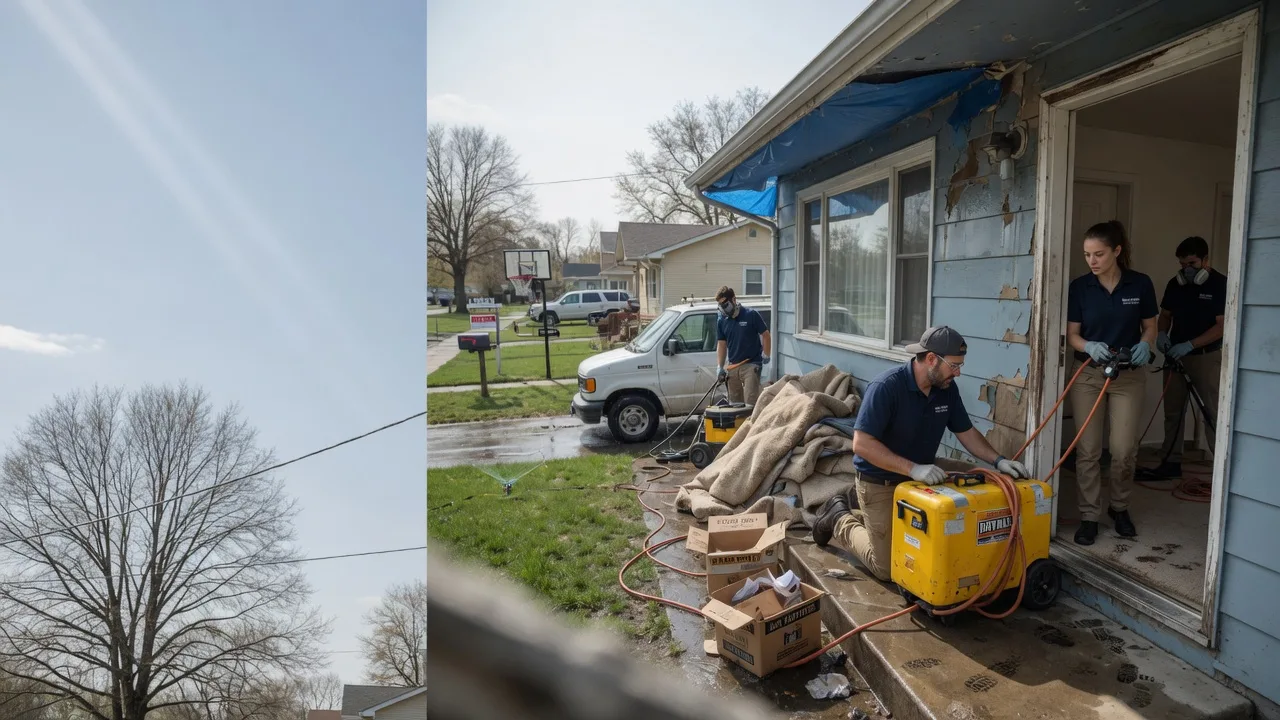 Basement Flood Cleanup in Hall Summit, LA near me